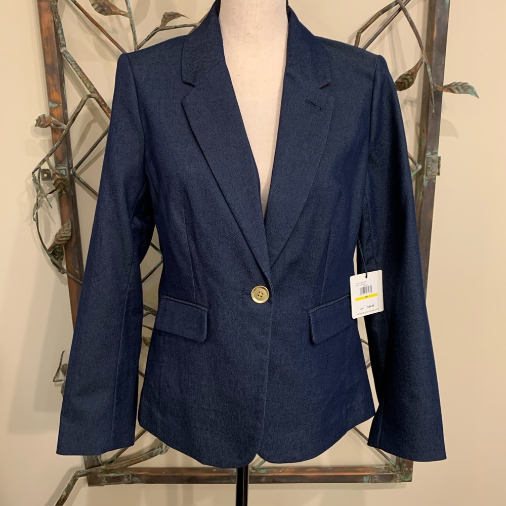 Rafaella Weekend denim blazer sz MP NWT